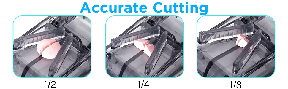 Pill Cutter Pill Splitter with Blade and Storage Compartment for Small or Large Pills Cut in Half Quarter for Pills Tablets - (Black) - Pill Cutter