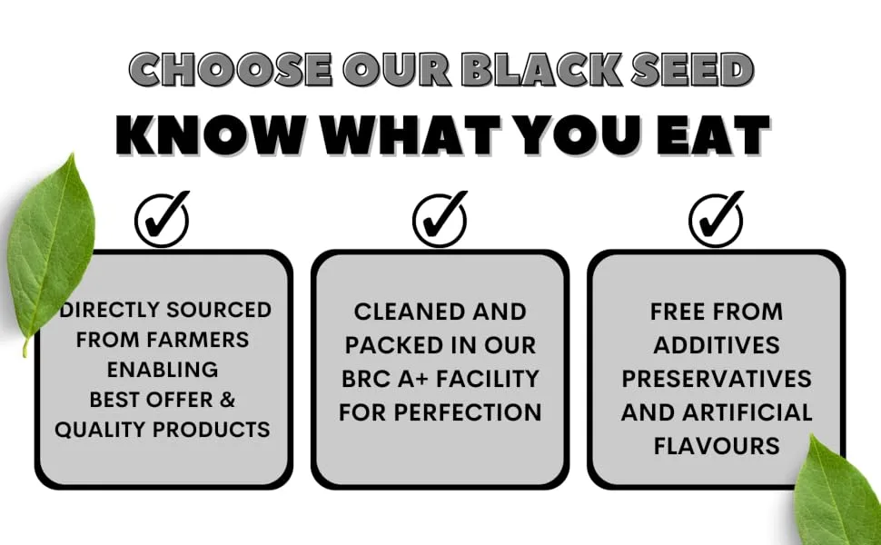 Berrilys Organic Black Cumin Seeds 450 gr Also Known as Black Seeds Nigella Sativa Kalonji Raw Non-GMO - Berrilys Organic Black Cumin Seed why choose us