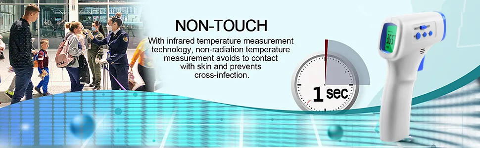 Forehead Infrared Thermometer AGM Non-contact Digital Thermometer Temperature Test for Adult Children and Objects White-MDI903 - product information 3