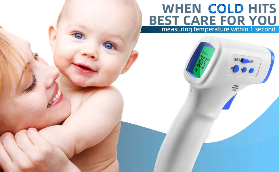 Forehead Infrared Thermometer AGM Non-contact Digital Thermometer Temperature Test for Adult Children and Objects White-MDI903 - product information 4