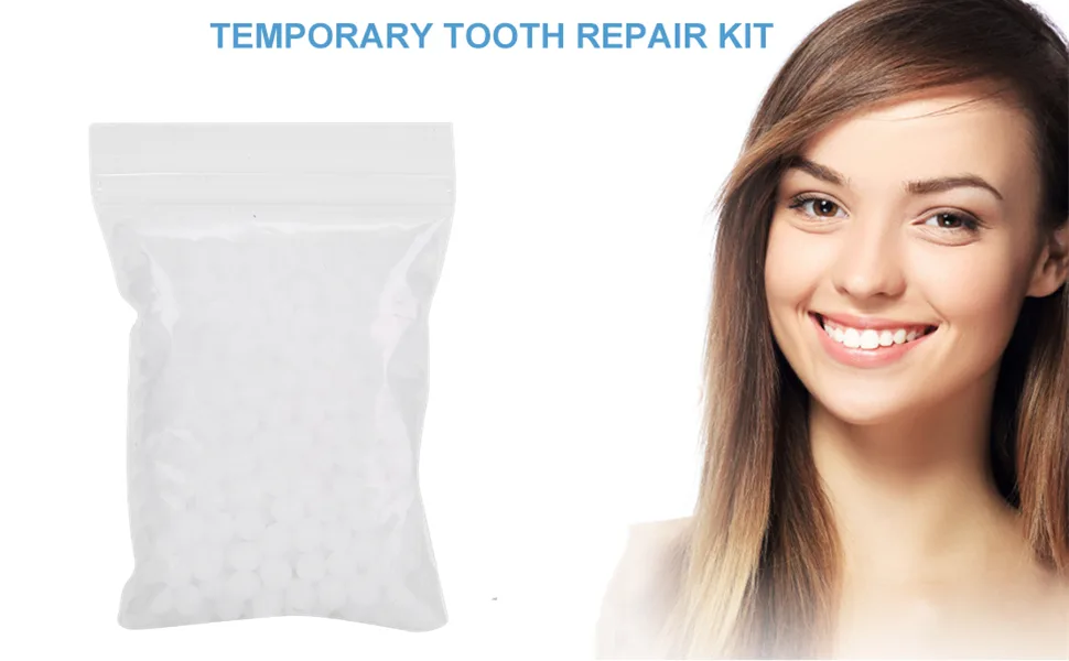 Temporary Tooth Repair Bead For Missing Tooth Filling Material With Broken Teeth Multifunction Temporary Tooth Repair Set Plastic (10g) - Temporary Tooth Repair Beads