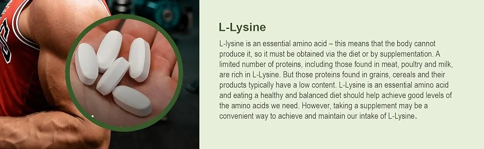 L-Lysine 1000mg Tablets (30) 30 Count (Pack of 1) - L-Lysine -2
