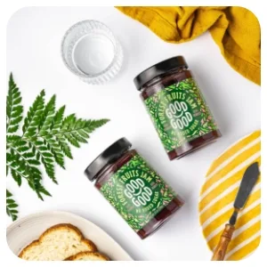 GOOD GOOD Sweet Forest Fruit Jam - Keto Friendly - Low Calorie Without Added Sugars - Vegan - Gluten Free - Preserves Forest Fruits - Good Good