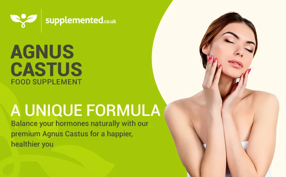 Agnus Castus 2000mg 180 Capsules UK Made. Pharmaceutical Grade High Strength Supplement Tablets - Agnus Castus