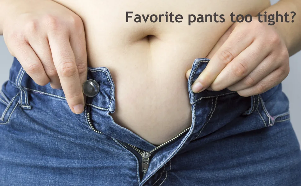 16PCS Button Jeans Extenders Pants Extenders Waistband Extenders Jean Button Elastic Trouser Button Adjustable Detachable Waist Extender - Pants too tight