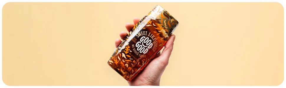 GOOD GOOD Sweet Like Syrup - Maple Syrup - Keto Friendly Syrup - Low Carb - No Added Sugar (350g) - Maple Flavour