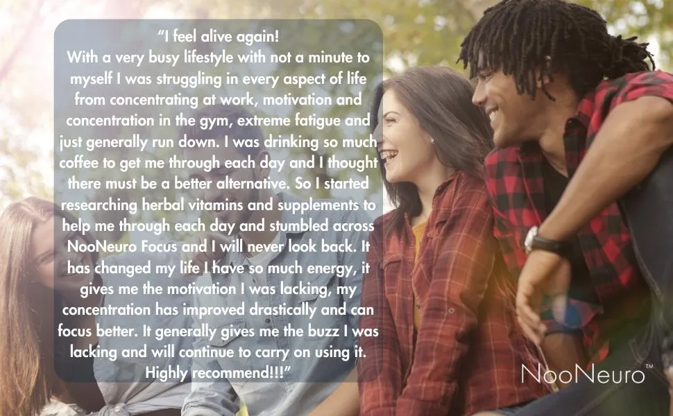 NooNeuro Focus Alpha Brain Cognitive Performance Supplement Enhance Brain and Memory Function Focus Energy and Mental Agility. Includes Ginkgo Biloba Guarana L-Theanine Choline Black Pepper 60 - alpha brain memory focus energy supplement nootropic brainzyme onnit vitamin ginkgo choline