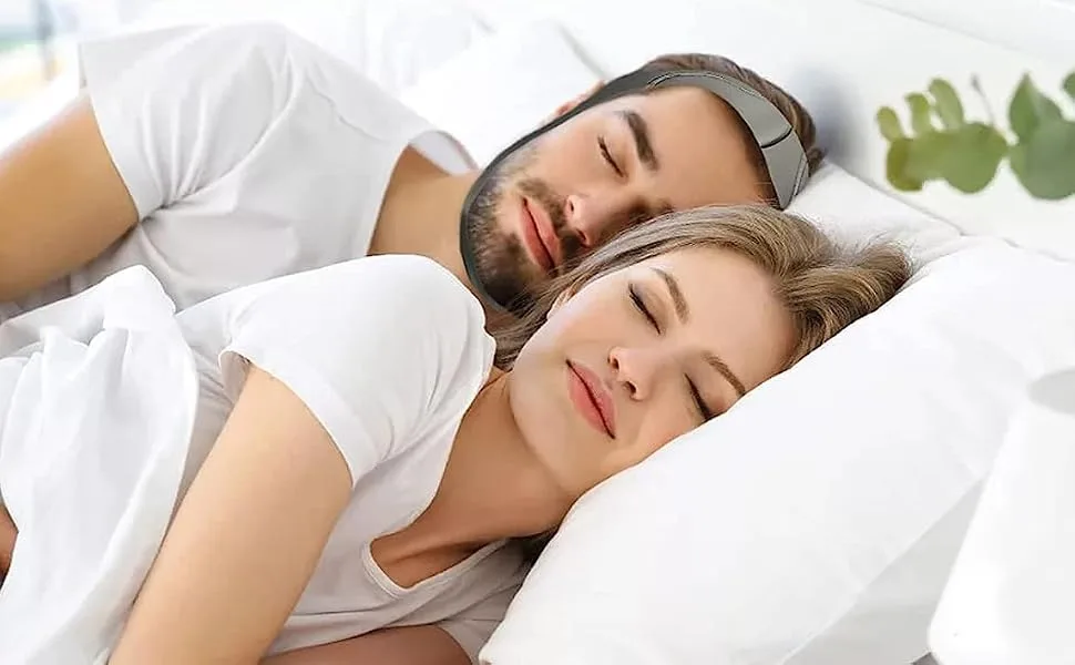 Anti Snore Chin Strap Chin Strap for Cpap Users Anti Snoring Devices Effective Stop Snoring Adjustable and Breathable Stop Snoring Sleep Aid for Men Women. - Anti Snore Chin Strap