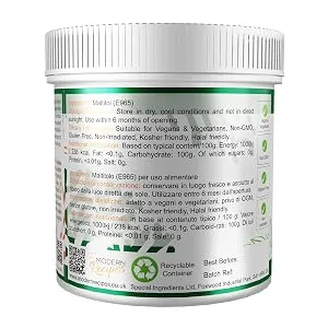 Special Ingredients Maltitol Powder 1kg Premium Quality Vegan Non-GMO Gluten Free Non-irradiated Recyclable Container - Maltitol
