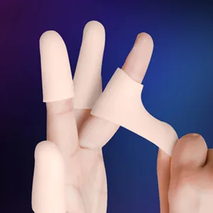 Medo 10 PCS Gel Finger Protectors Silicone Finger Cots Finger Protector Support Sleeves for Trigger Finger Cracking Finger Arthritis Finger Callus Hand Eczema or Finger Blister Protection - product information 2