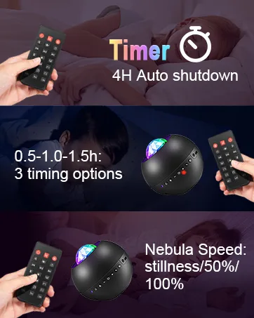 Galaxy Projector 20 Lighting Modes Star Projector HiFi Bluetooth Speaker Galaxy Projector Light 15 White Noise Sensory Lights Remote & Timer Galaxy Light Projector for Bedroom Gifts for Room Decor Black - Galaxy Projector Galaxy Projector Light Bedroom Projector Light Projector for Bedroom Galaxy Light