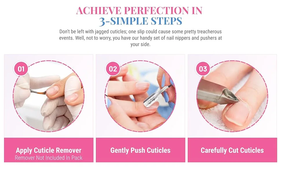 Dexibeaut Cuticle Cutter and Cuticle Nipper - for Fingernails Toenails & Dead Skin - Cuticle Clippers (Cutile Nipper Only) - Cuticle Remover -2