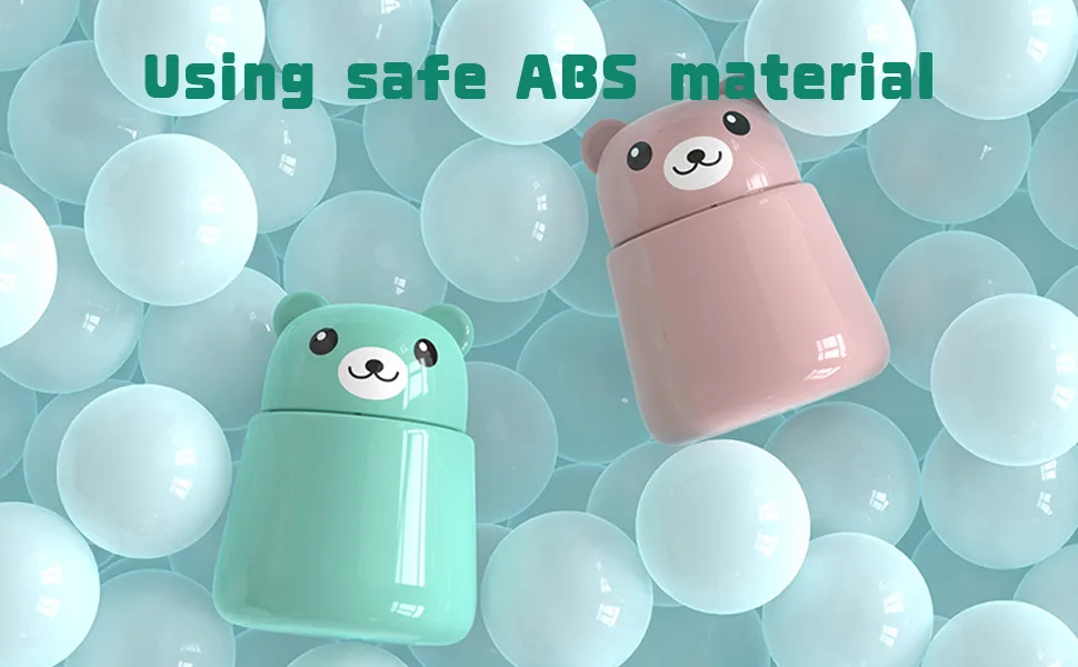 Pill Grinder Cute Bear Portabl Pill Pulverizer Pill Crusher Medicine Tablet Grinder Container Storage Box (Green) - Pill Grinder