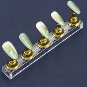2 Sets Nail Stand Display Magnetic Nail Practice Holder Acrylic Nail Tip Display Stand DIY Nail Art Accessories for Painting Nails False Nail Tip Manicure Tool - product information 4