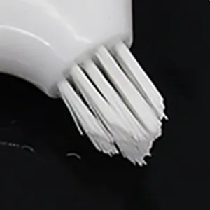3 Pieces Hard Denture Brush Double Bristle Head Denture Cleaning Brush Set for False Teeth Cleaning (Mixed Colours) - Hard Denture Brush
