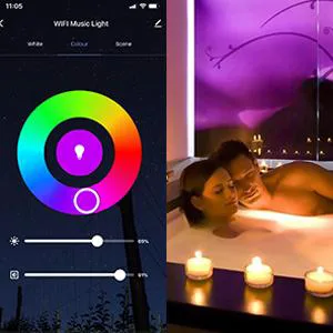 Nineaccy Galaxy Projector Star Projector Night Light with Timer Function/Voice Control/APP Control LED 16 Colors RGB Dimming for Baby Kids Adults Bedroom Room Decor Party Gift (Black) - galaxy projector light