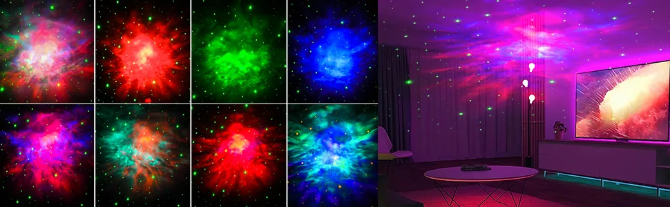 Astronaut Galaxy Star Projector Starry Night Light Astronaut Light Projector with Nebula Timer and Remote Control Bedroom and Ceiling Projector Gifts for Children and Adults White - night light