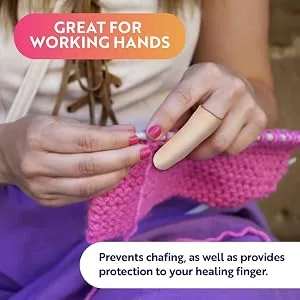 JFA Medical Snugfast Gel Finger Protectors Finger Cots Finger Bandage Finger Sleeves - Box of 16 - Great for working hands