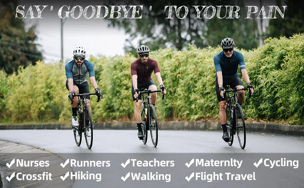 Compression Socks (2 Pair) for Men and Women 20-30 mmHg Compression Stockings Circulation for Cycling Running Support Socks S-M Orange - compression socks