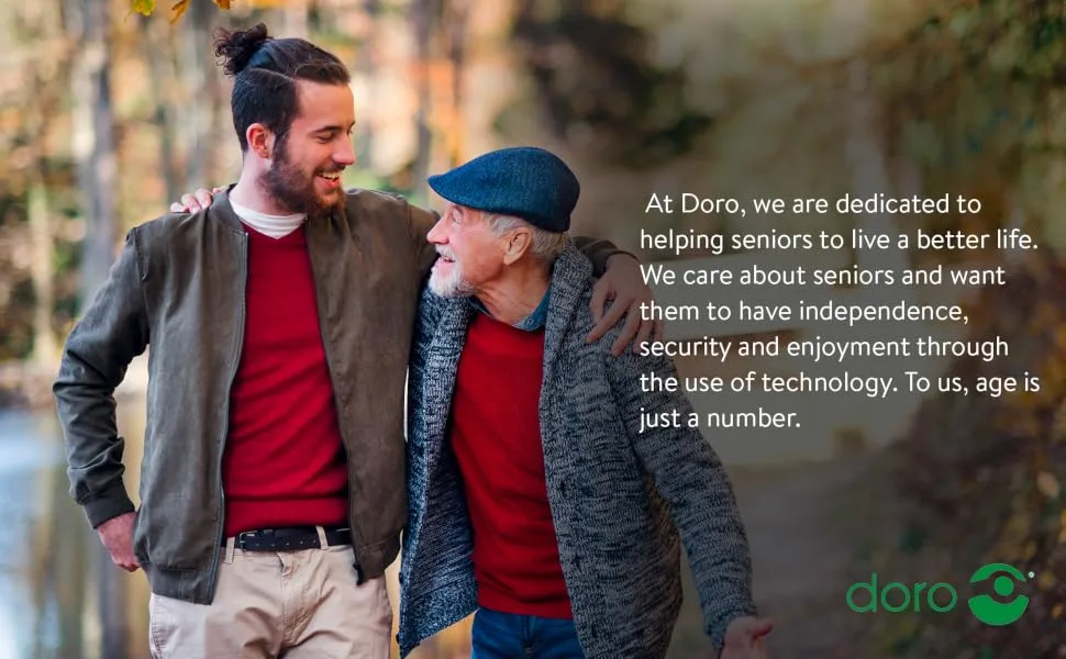 Doro 5860 4G Unlocked Mobile Phone for Seniors with Talking Number Keys 2MP Camera Assistance Button and Charging Cradle UK and Irish Version (Graphite) - DORO 5860