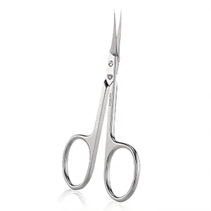 KAMICURE | Extra Fine Curved Cuticle Scissors for Men Women - Multi Purpose Small Manicure Scissors Pedicure Finger & Toe Nail Cuticle Scissors Professional Thin toenail Scissors Eyebrow Scissors - extra curved sharp blade