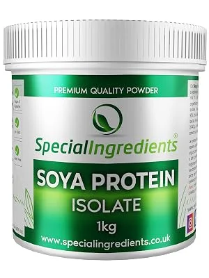 Special Ingredients SOYA Protein Isolate Powder 250g Vegan Non-GMO Gluten Free Lactose Free Plant Based - Recyclable Container - SOYA PROTEIN ISOLATE