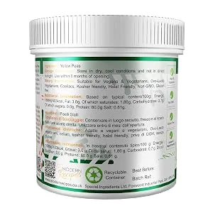 Special Ingredients Pea Protein Powder 250g Premium Quality - Vegan Non-GMO Gluten Free - Pea Protein