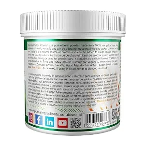 Special Ingredients Pea Protein Powder 250g Premium Quality - Vegan Non-GMO Gluten Free - Pea Protein