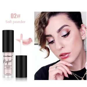 Pakivs 3 Colors Sparkling Eye Shadow Set Long Lasting Highlighter for Face Body Liquid Highlighter Makeup - Long Lasting Highlighter