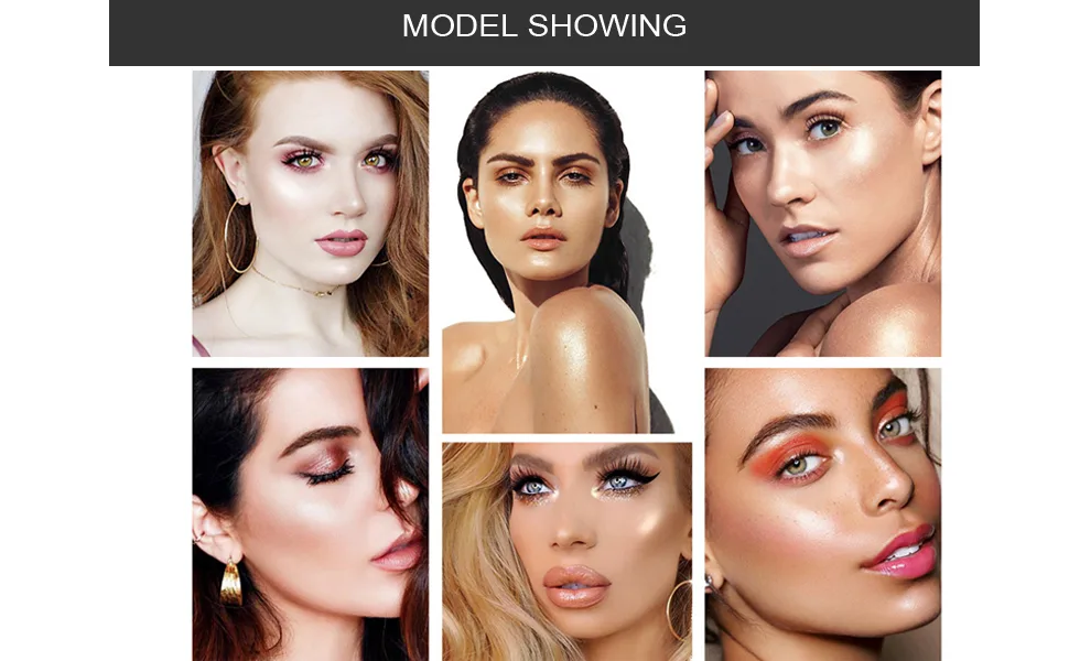 Pakivs 3 Colors Sparkling Eye Shadow Set Long Lasting Highlighter for Face Body Liquid Highlighter Makeup - Long Lasting Highlighter for Face