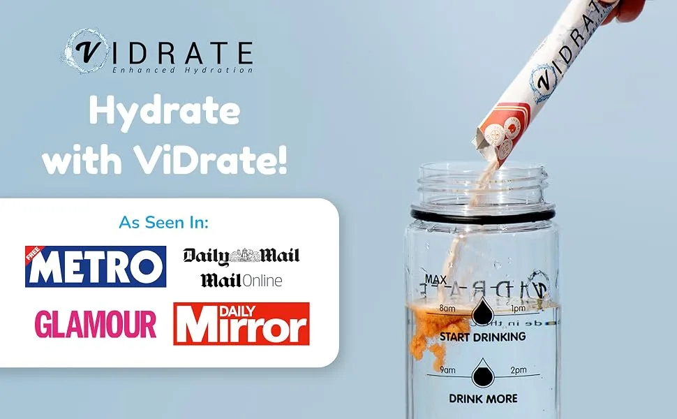 ViDrate Lemon Lime & Mint (30 x 3g Sachets) Lemon Lime & Mint 30 Sachets - Simplify drink time with our easy-to-blend electrolytes sachets, perfect for busy parents.