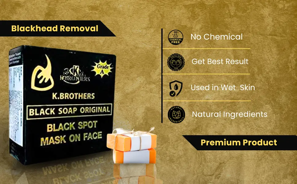K Brothers Carrot Soap for Black Spot and Mask On Face 65g - SPN-LOBCC