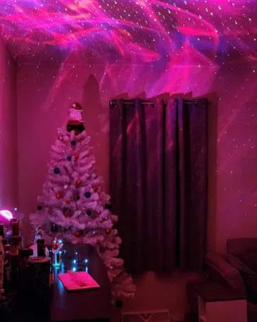 Galaxy Projector for Bedroom Star Projector Night Light for Kids with White Noise and Bluetooth Music Speaker Aurora Projector Remote Control & Timing Sky Starry Projector Party Home - star projector