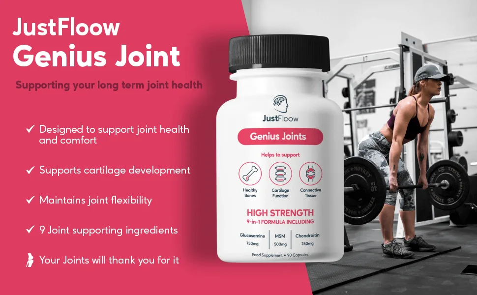 High Strength Glucosamine Chondroitin and MSM Complex | 9 Bone Supporting Ingredients | Supporting Joints Cartilage and Bone | 1 Month Supply - Joint