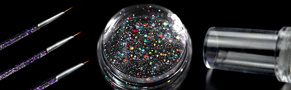 Clear Silicone Jelly Stamper with Scraper Transparent Nail Stamper Double Sided Nail Art Stamper for French Tip Nails Design Tools Manicure Tools - product information 3
