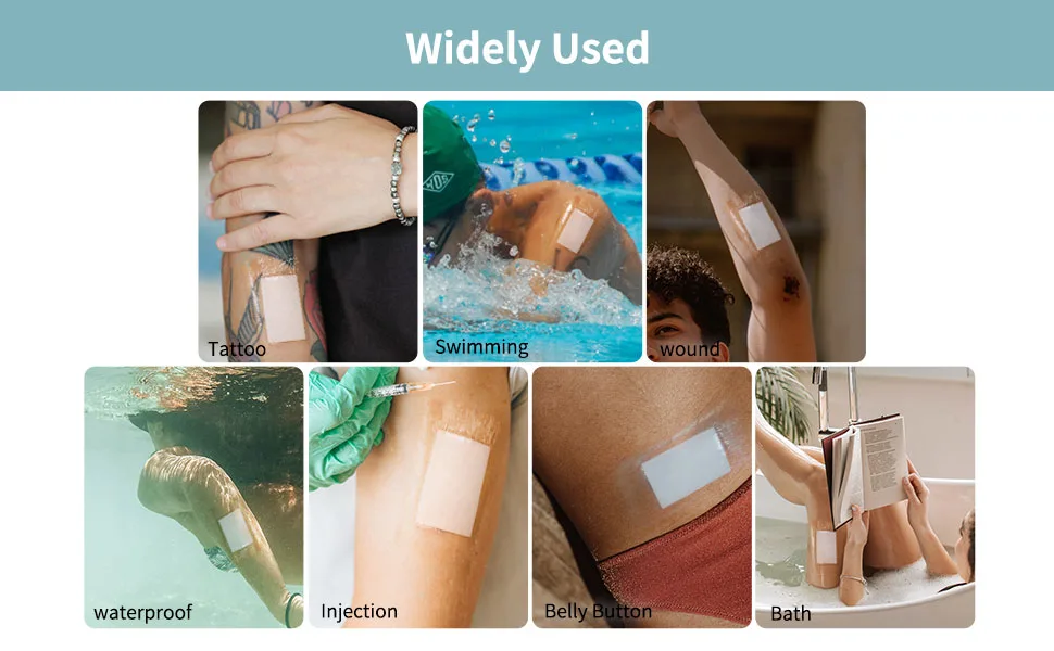 Waterproof Bandage Large Clear Adhesive Dressing 4*6inch 10pcs - product information 3