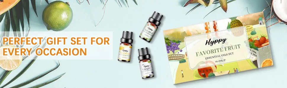Fruity Essential Oils Fragrance Oils Set 14 x 5ml Natural Aromatherapy Essential Oil for Diffusers for Home Humidifiers Bath Bombs Soap & Candle Making - Mango Strawberry Cherry Coconut Fruity Scent - product information 5