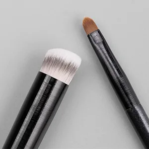 MSQ 2pcs Concealer Brush Angled Top Concealer Makeup Brush Precise Face Brush with Soft Synthetic Fiber for Concealer Powder Cream Liquid Makeup - product information 4