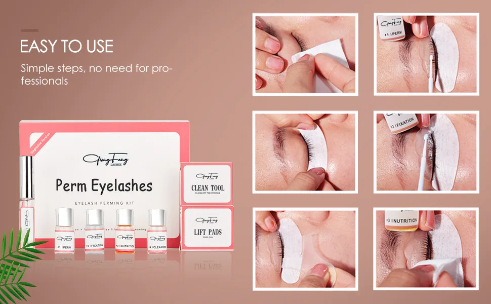 2023 Upgraded Lash Lift Kit Eyelash Perm Kit Professional Eyelash perming kit Home Lash Lifting Kit with Tools Premium Eyelash Lifting Lash Lifts Lash Curling - product information 4