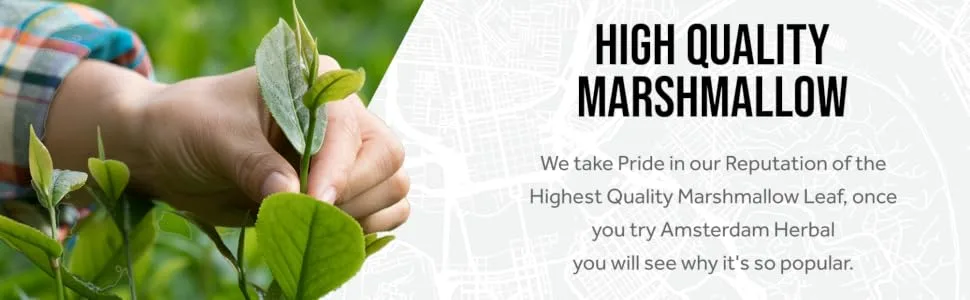 Amsterdam Herbal Premium Mix - 100% Natural Marshmallow Leaf - As used in the Coffee Shops 100g - Amsterdam Herbal Premium Mix - 100% Natural Marshmallow Leaf - As used in the Coffee Shops