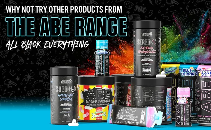 Applied Nutrition ABE Pre Workout Gel - All Black Everything Pre Workout Gel Energy & Physical Performance with Citrulline Creatine Beta Alanine (20 x 60ml Gels) (Fruit Burst) - ABE range A+ updated