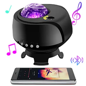 FLITI The Largest Coverage Area Galaxy Lights Projector 2.0 Star Projector with Changing Nebula and Galaxy Shapes Space Night Light Black - starlight projector