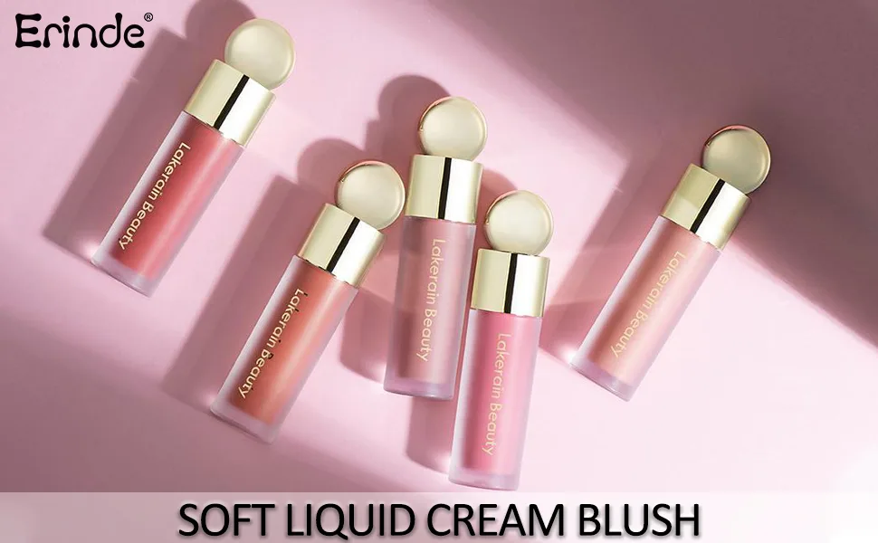 Erinde Soft Pinch Dewy Liquid Cream Blush Soft Velvet Silk Texture Long-lasing Buildable and Blendable Moisturizing Face Blush Stick for Cheek 04# #04 1 count (Pack of 1) - liquid blusher