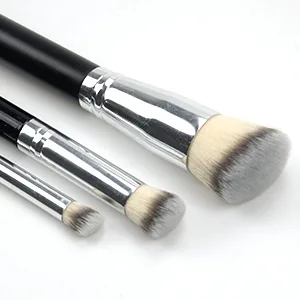 3 Pcs Makeup Brushes Foundation Brush Face Brush Concealer Brushs Make Up Brushes Kit Flawless for Blending Liquid Cream and Powder Buffing Stippling - product information 3