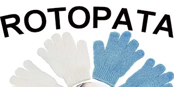 8 PCS ROTOPATA Deep Exfoliating Bath Gloves Mitt with Hanging Loop for Shower Spa Body Scrubs Dead Skin Cell Remover Bathing Accessories (8) - Exfoliating Gloves