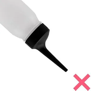 2PCS Hair Oil Applicator Bottle Root Comb Applicator Bottle Hair Dye Brush Bottle Squeeze Root Bottle for Hair with Graduated Scale (Pink) - product information 5