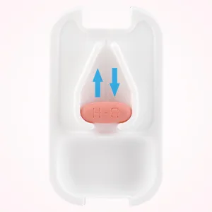 Opret Pill Cutter Pill Splitter with Blade for Small Pills Large Pills Cut in Half Quarter for Tablet Vitamin Medicine Pink - Reduce tablet slippage