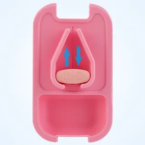 Opret Pill Cutter Pill Splitter with Blade for Small Pills Large Pills Cut in Half Quarter for Tablet Vitamin Medicine Blue - Reduce tablet slippage