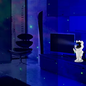 Galaxy Projector Astronaut Star Projector Starry Night Light with Nebula Timer and Remote Control Bedroom Decor Aesthetics and Ceiling Projector Christmas Birthday Gifts - 5 Level Brightness