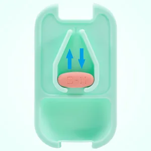 Opret Pill Cutter Pill Splitter with Blade for Small Pills Large Pills Cut in Half Quarter for Tablet Vitamin Medicine (White) - Reduce tablet slippage